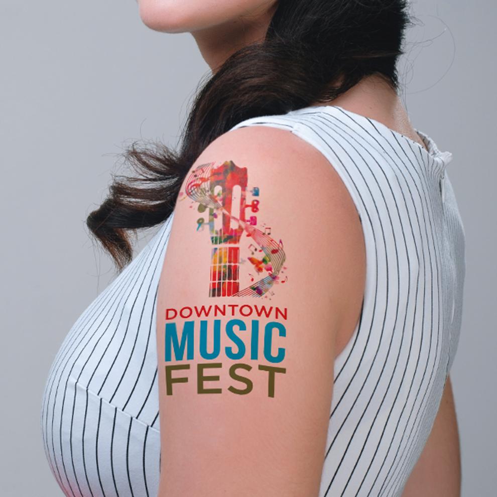 Collection of Custom Classic Temporary Tattoo in a gallery layout