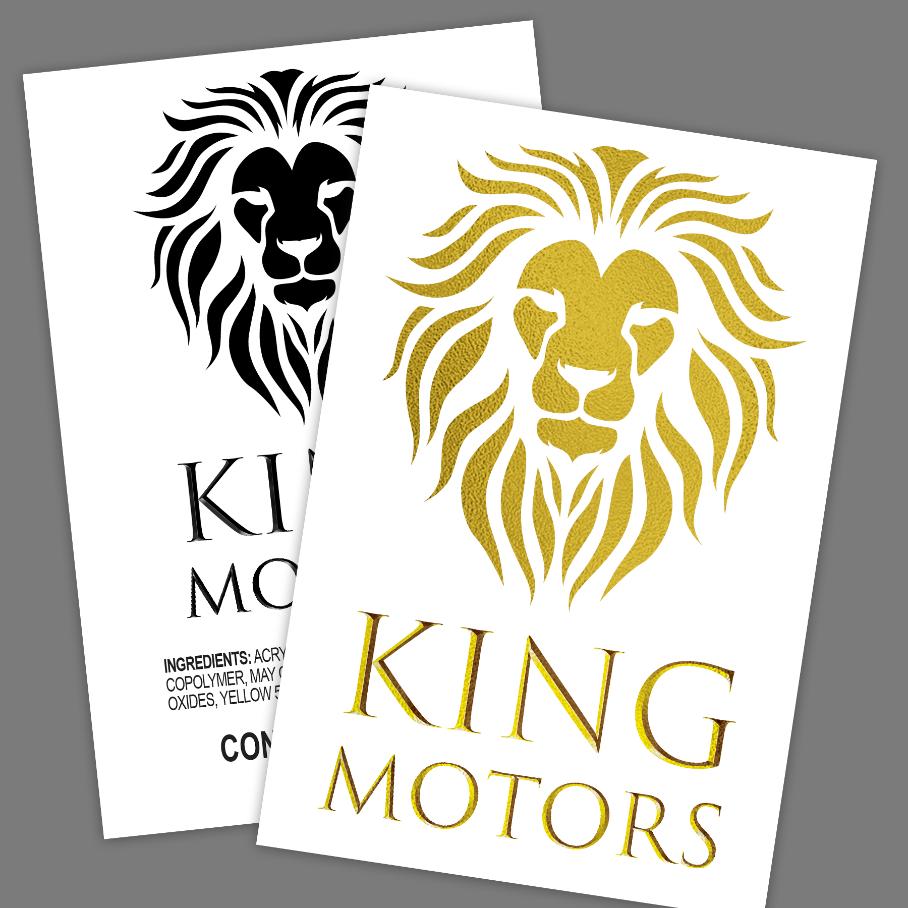 Collection of Custom Metallic Temporary Tattoo 6 in a gallery layout