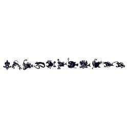 Collection of Killer Fish Band Promotional Product Tattoo 6 in x 1.5 in in a gallery layout