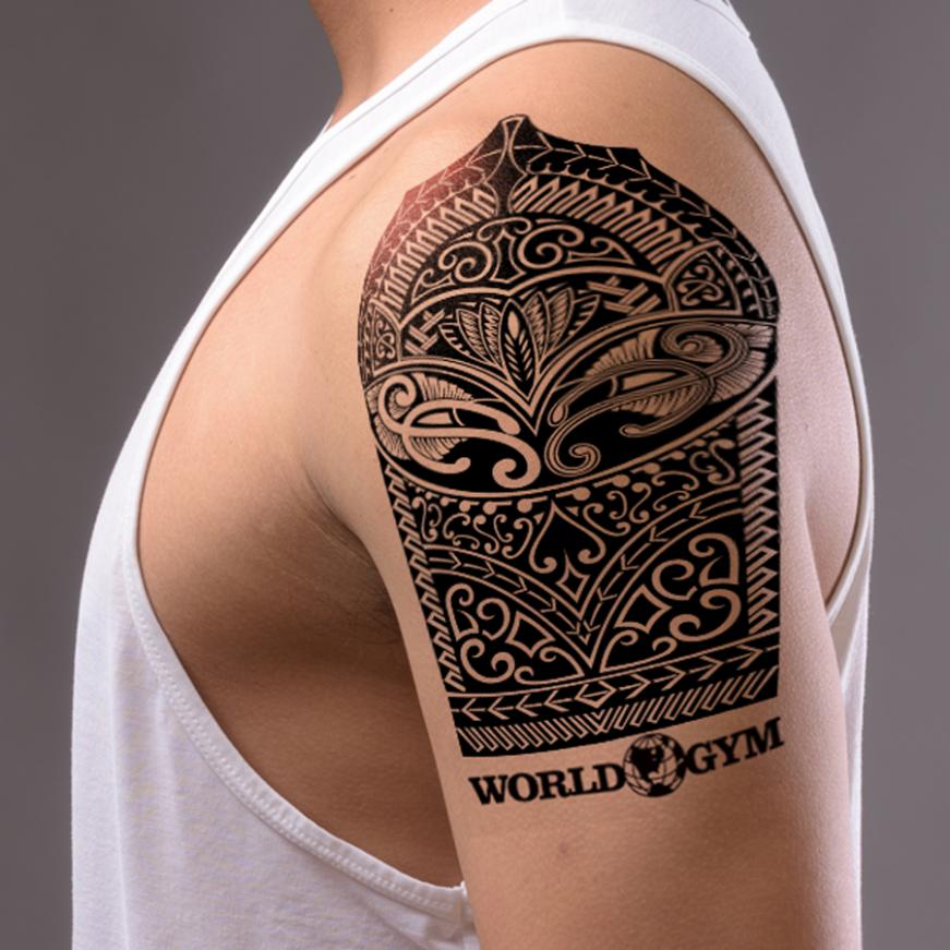 Collection of Custom Classic Temporary Tattoo in a gallery layout