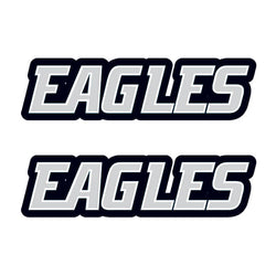 Collection of Eagles Text Promotional Product Tattoo 1.5 in x 2 in in a gallery layout