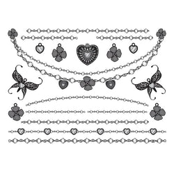 Collection of Innocence Promotional Product Tattoo Jewelry Set 6 in x 4.5 in in a gallery layout