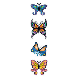 Collection of Modern Butterflies Promotional Product Tattoo Set 3.5 in x 1.5 in in a gallery layout