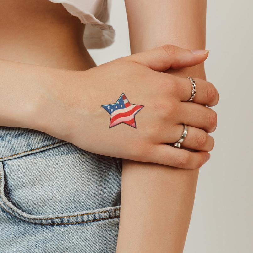 Collection of California Tattoos & Promotional Products in a gallery layout