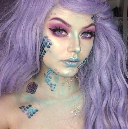 Collection of Metallic Mermaid Costume Promotional Product Tattoo
 in a gallery layout