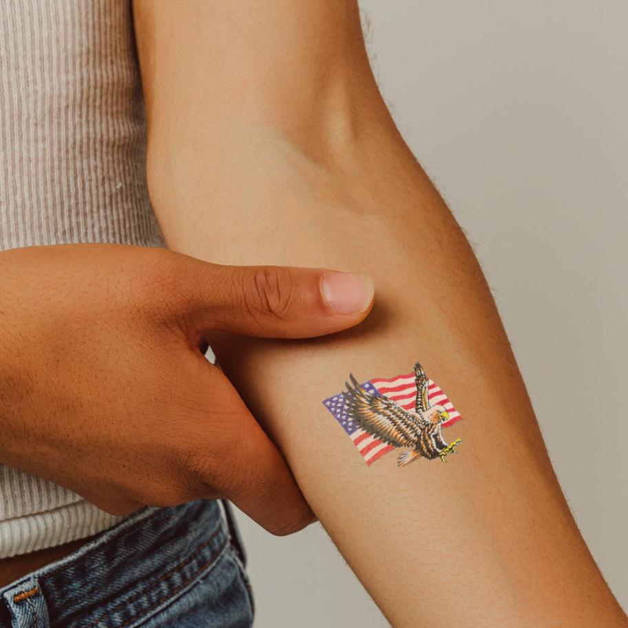 Collection of California Tattoos & Promotional Products in a gallery layout