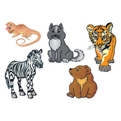 Collection of Baby Animals Promotional Product Tattoo 3.5 in x 2.5 in in a gallery layout