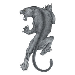 Collection of Black Panther Promotional Product Tattoo 3.5 in x 2.5 in in a gallery layout