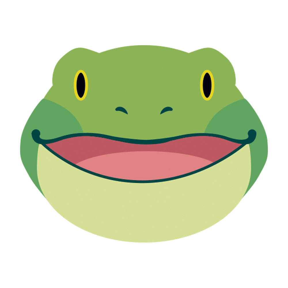 Collection of Friendly Frog Promotional Product Tattoo 2 in x 2 in in a gallery layout