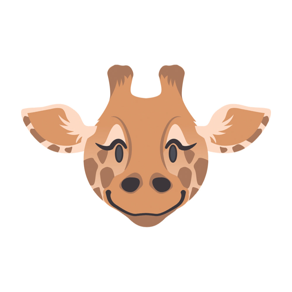 Collection of Gabby the Giraffe Promotional Product Tattoo 3 in x 3 in in a gallery layout