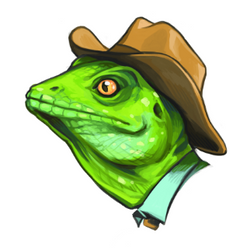 Collection of Cowboy Lizard Promotional Product Tattoo - Promotional Product Tattoo in a gallery layout