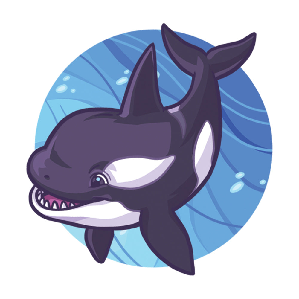 Collection of Orca Whale Promotional Product Tattoo 2 in x 2 in in a gallery layout