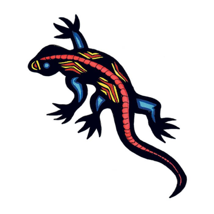 Collection of Gecko Promotional Product Tattoo 2 in x 2 in in a gallery layout