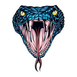 Collection of Cobra Head Promotional Product Tattoo 2 in x 2 in in a gallery layout