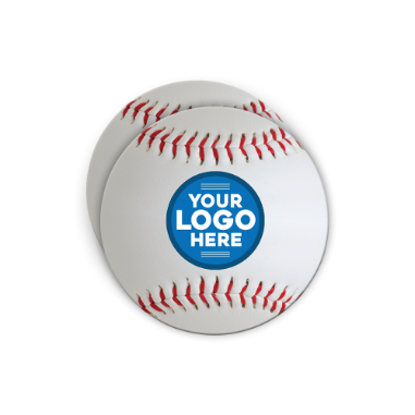 Collection of CT Baseball Coaster White in a gallery layout