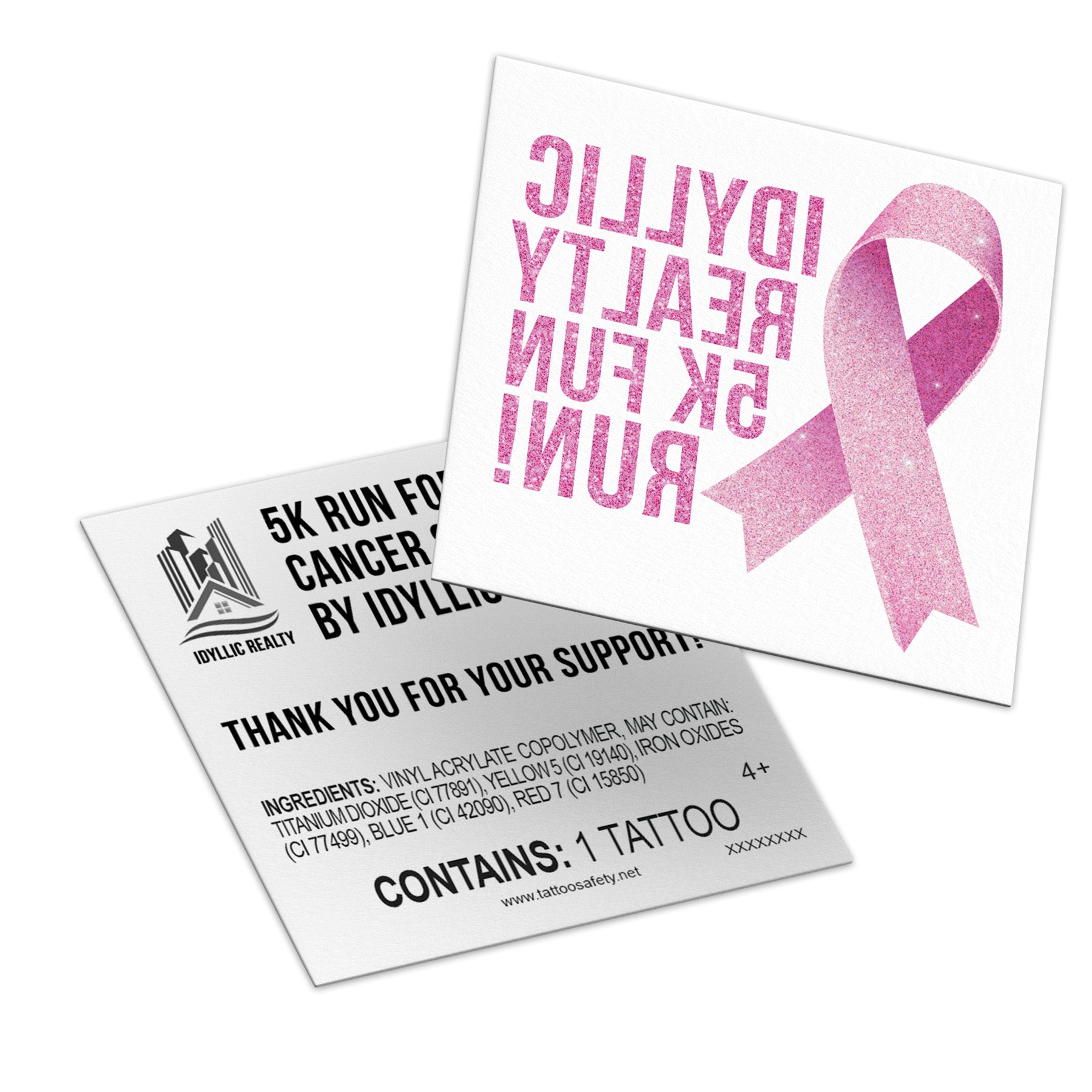 Collection of California Tattoos & Promotional Products in a gallery layout