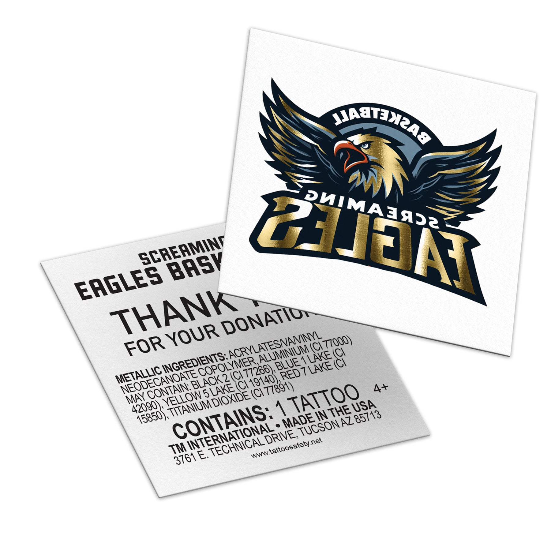 Collection of California Tattoos & Promotional Products in a gallery layout