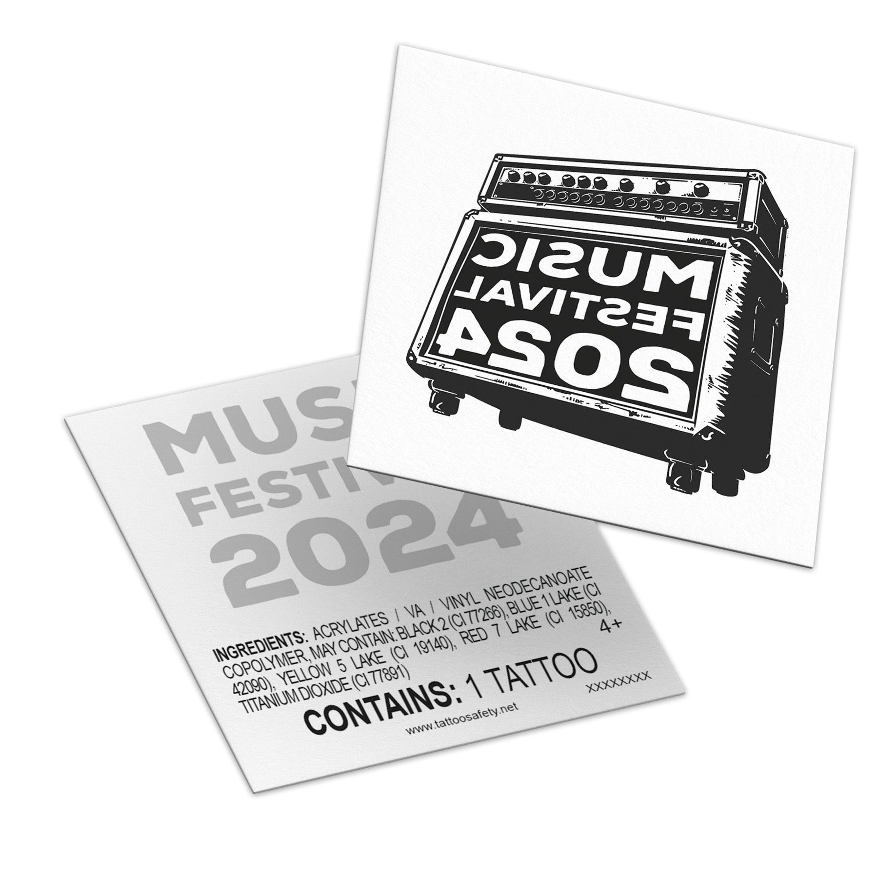 Collection of California Tattoos & Promotional Products in a gallery layout