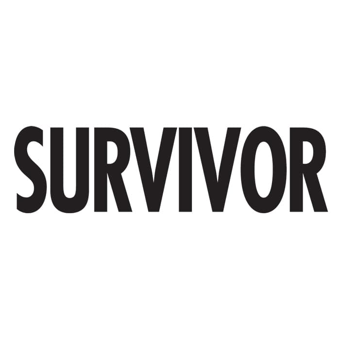 Collection of Survivor Promotional Product Tattoo (Black) 3 in x 1.5 in in a gallery layout
