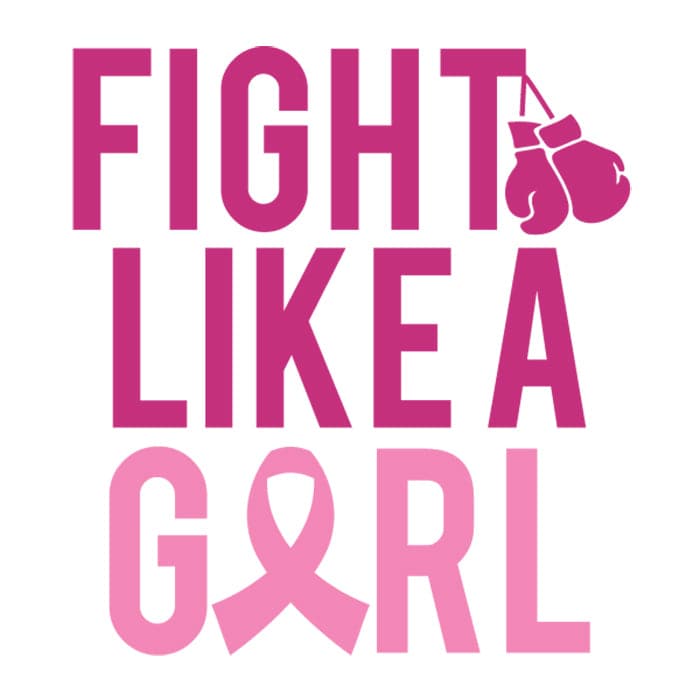 Collection of Breast Cancer: Fight Like a Girl Promotional Product Tattoo 2 in x 2 in in a gallery layout