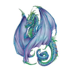 Collection of Regal Dragon Promotional Product Tattoo 3.5 in x 2.5 in in a gallery layout
