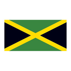 Collection of Flag of Jamaica Promotional Product Tattoo 2 in x 1.5 in in a gallery layout