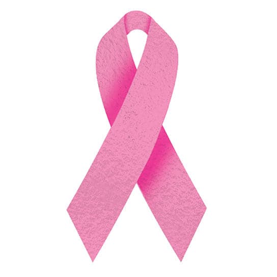 Collection of Metallic Pink Cause Ribbon Promotional Product Tattoo 2 in x 2.5 in in a gallery layout
