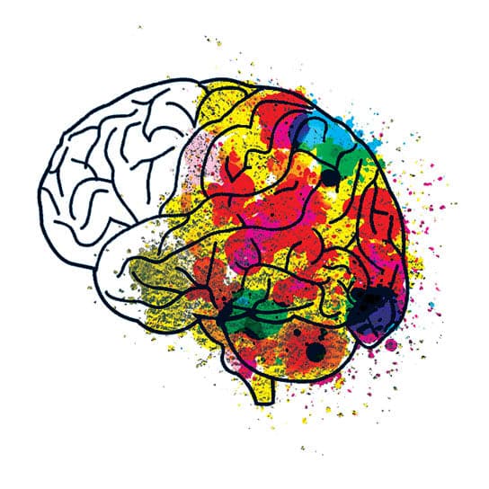 Collection of Creative Brain Metallic Promotional Product Tattoo 2 in x 2 in in a gallery layout