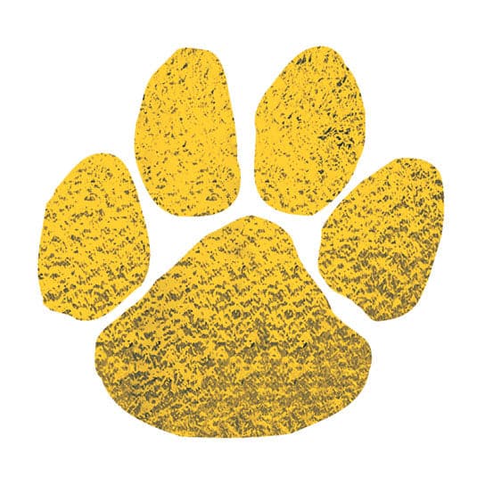 Collection of Metallic Gold Paw Promotional Product Tattoo 2 in x 2 in in a gallery layout