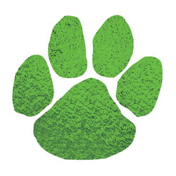 Collection of Metallic Green Paw Promotional Product Tattoo 2 in x 2 in in a gallery layout