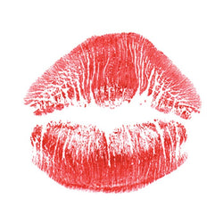 Collection of Kiss Lips Promotional Product Tattoo 1.5 in x 1.5 in in a gallery layout