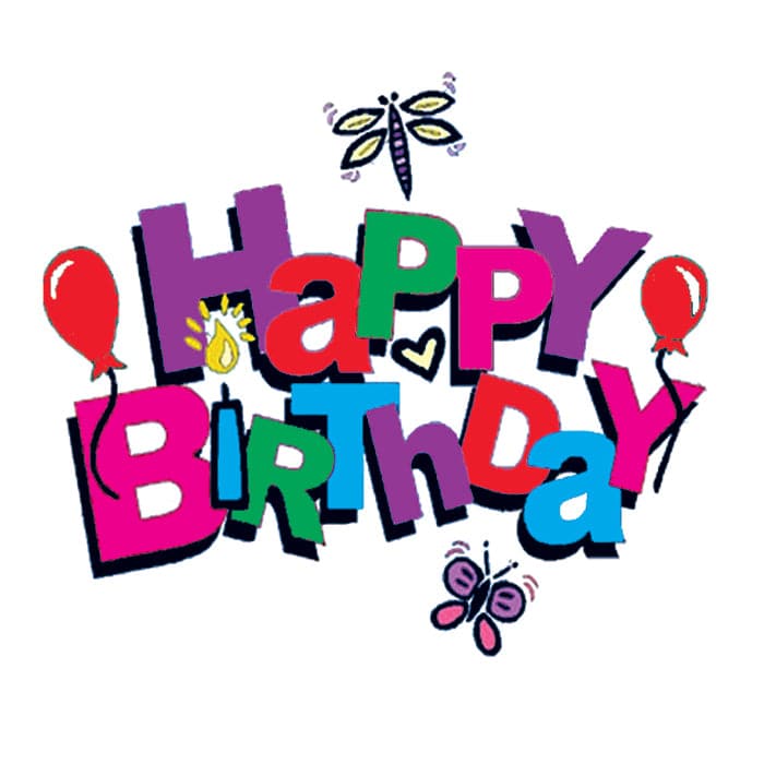 Collection of Happy Birthday Promotional Product Tattoo 2 in x 2 in in a gallery layout