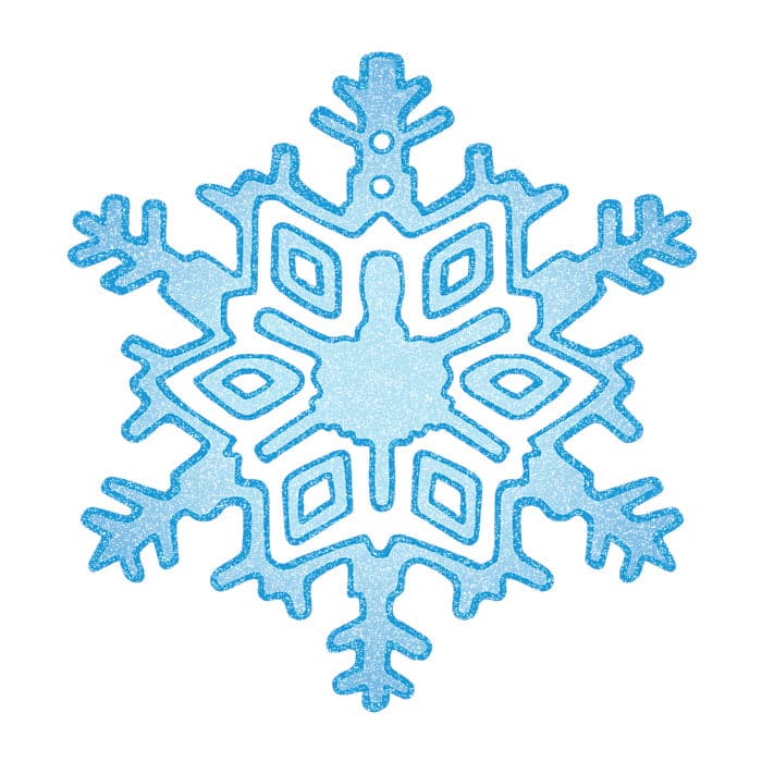 Collection of Glitter Snowflake Promotional Product Tattoo 2 in x 2 in in a gallery layout