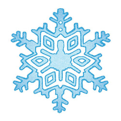 Collection of Glitter Snowflake Promotional Product Tattoo 2 in x 2 in in a gallery layout