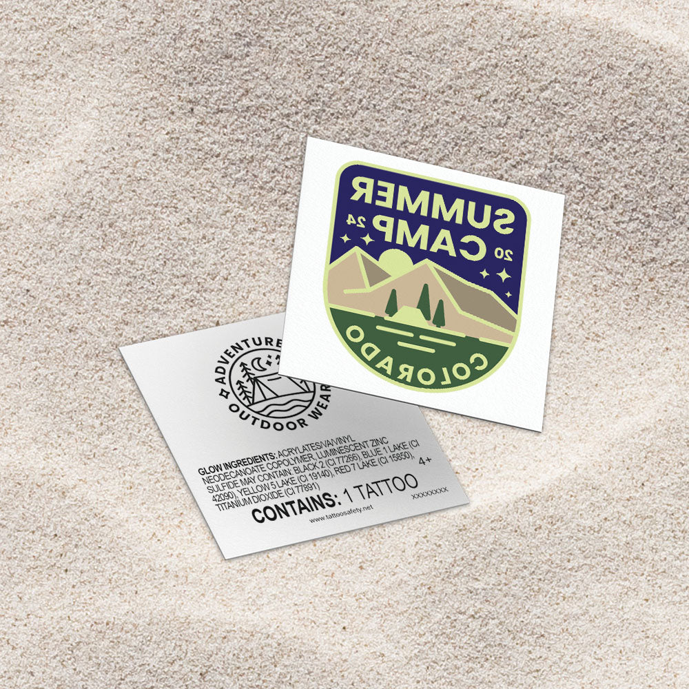 Collection of California Tattoos & Promotional Products in a gallery layout