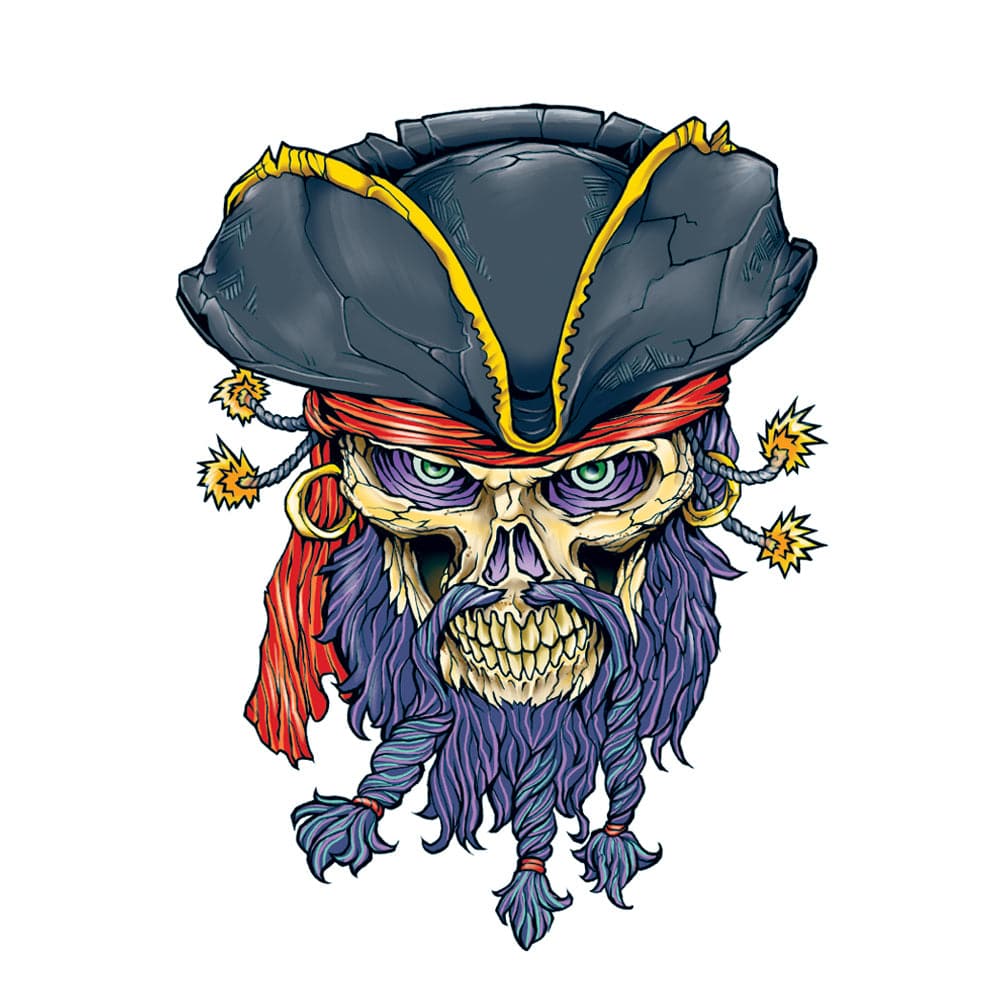 Collection of Pirate Promotional Product Tattoo in a gallery layout