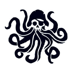 Collection of Octopus Pirate Symbol Promotional Product Tattoo 2 in x 2 in in a gallery layout