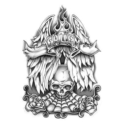 Collection of fallen Promotional Product Tattoo in a gallery layout