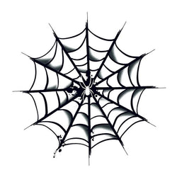 Collection of Spider Web Promotional Product Tattoo 2 in x 2 in in a gallery layout