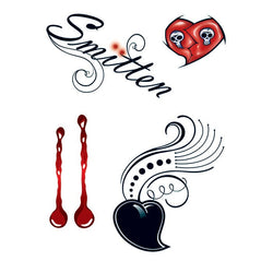 Collection of Vampire Smitten Promotional Product Tattoo 6 in x 4.5 in in a gallery layout