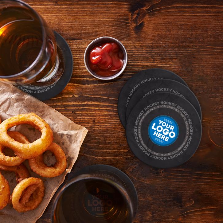 Collection of Hockey Coasters 4 in a gallery layout