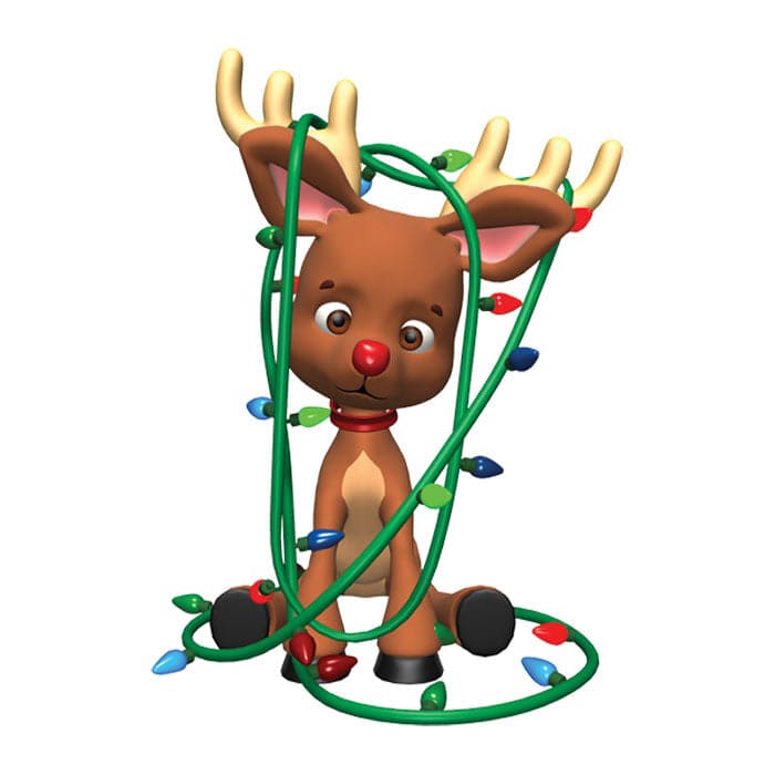 Collection of Rudolph Promotional Product Tattoo 2 in x 2 in in a gallery layout