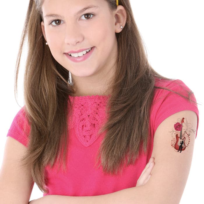 Collection of Guitar with Flower 50 Ct in a gallery layout