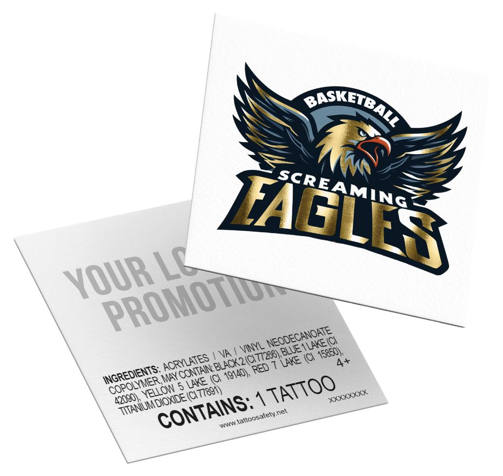 Collection of Custom Metallic Temporary Tattoo 1 in a gallery layout