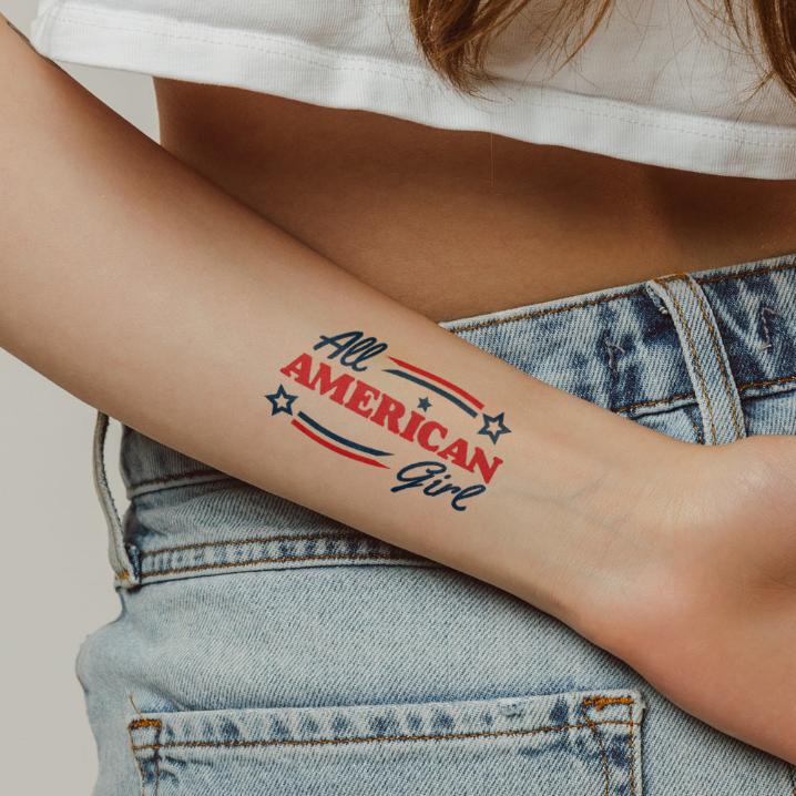 Collection of California Tattoos & Promotional Products in a gallery layout