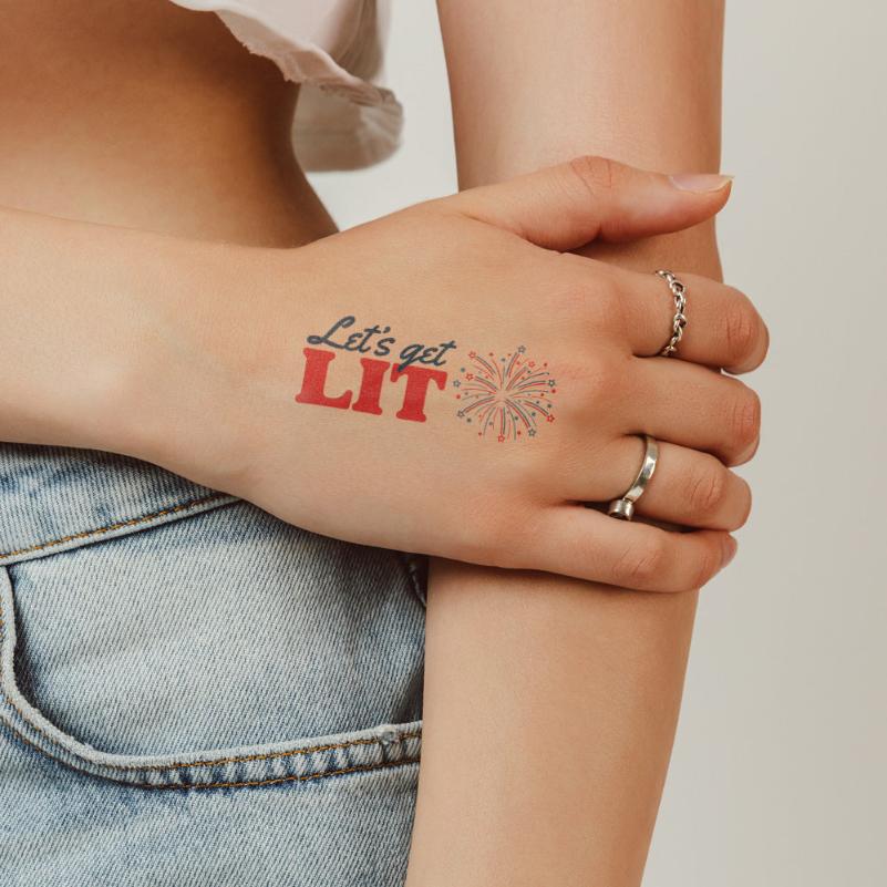 Collection of California Tattoos & Promotional Products in a gallery layout