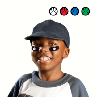 Collection of Eye Blacks with Paws in a gallery layout