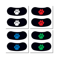 Collection of Eye Blacks with Paws in a gallery layout