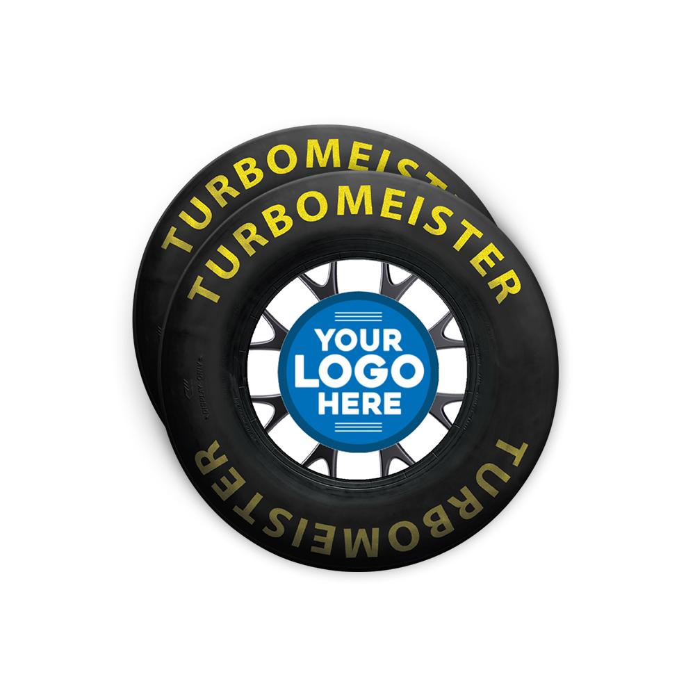 Collection of CT Racing Coasters White in a gallery layout