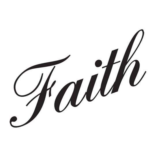 Collection of Faith Promotional Product Tattoo 2 in x 1.5 in in a gallery layout